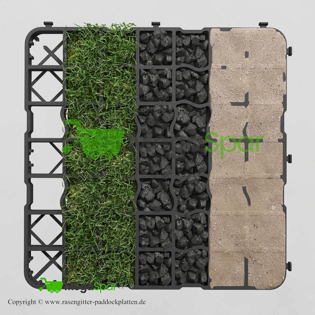 Rasengitter, Kieswaben & Paddockplatten - ideal für den Paddock