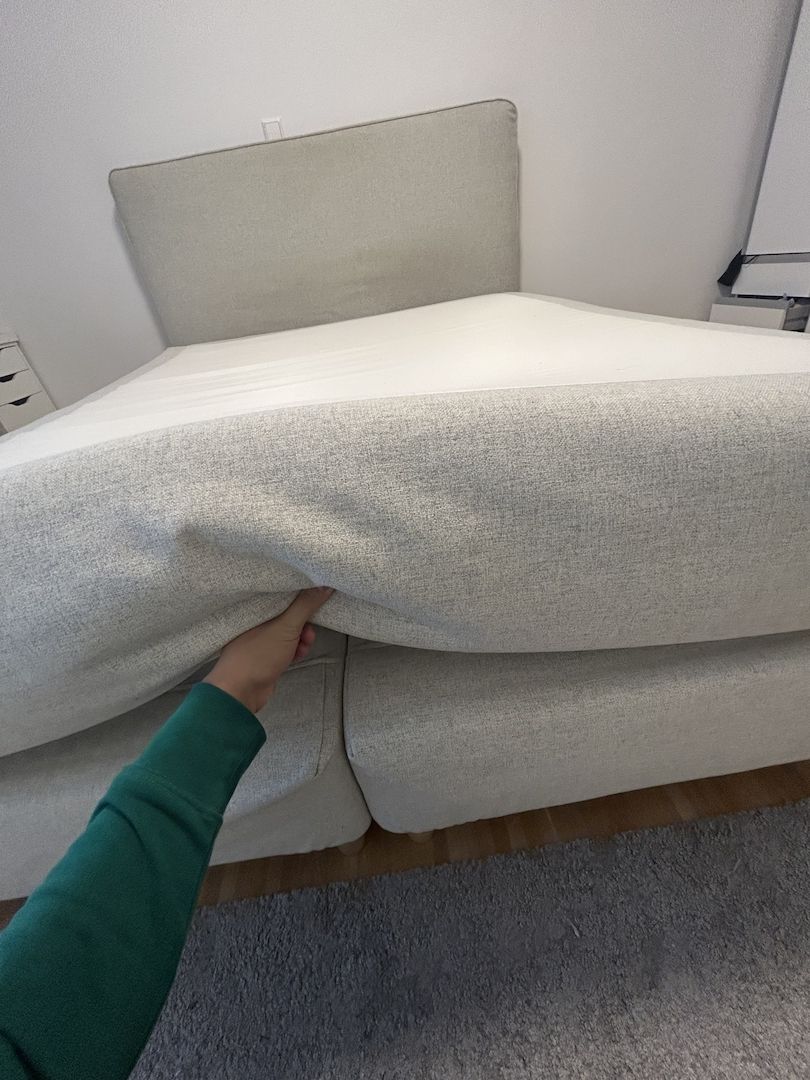 Boxspringbett (Ikea) 160x200 cm mit Matratze - sehr guter Zustand