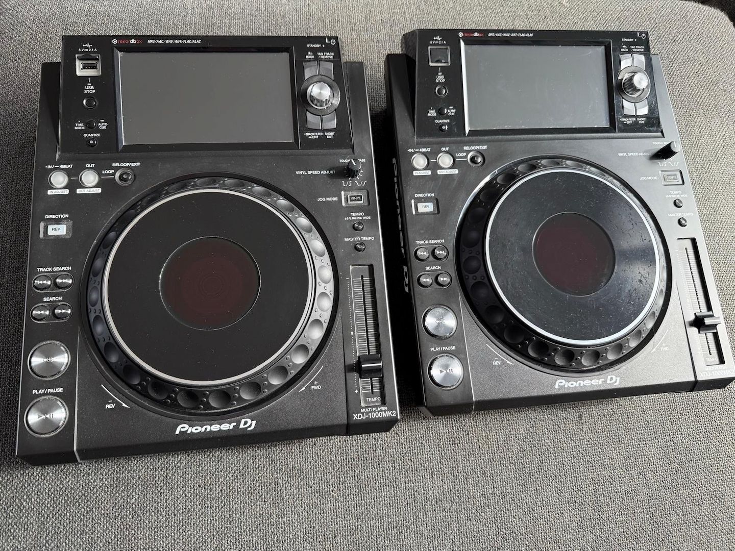 2 x Pioneer Xdj 1000 Mk2