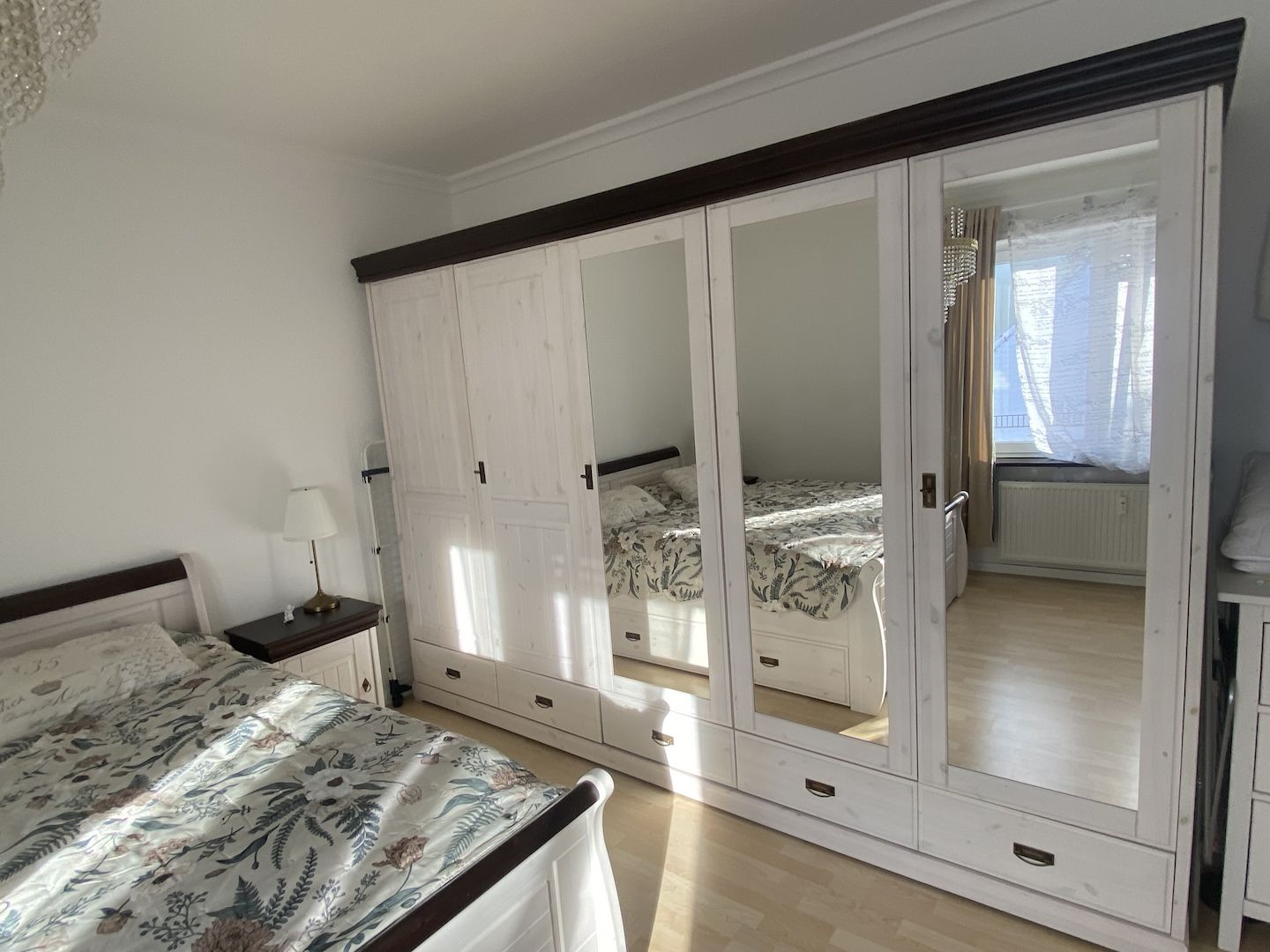 Massivholz Schlafzimmer Komplett 6-Teilig