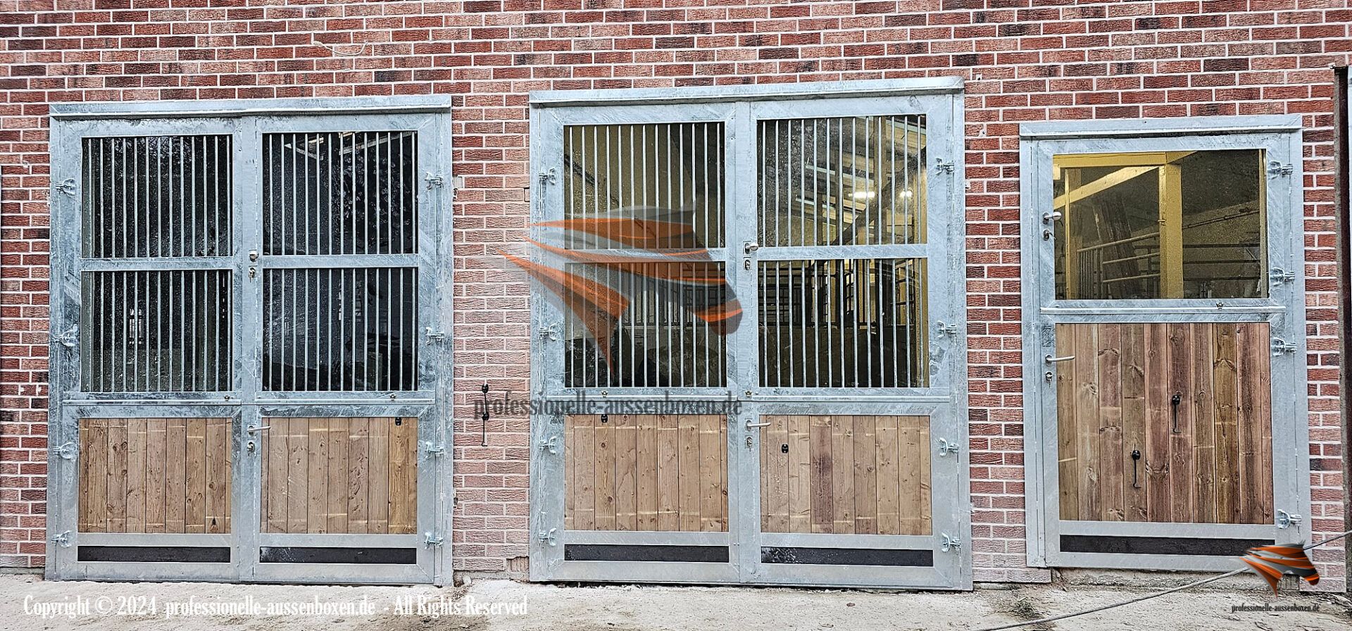 Stalltür kaufen & Paddocktür - Scheibetore | Pferdestalltür