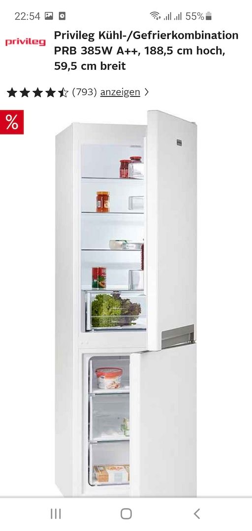 Kühl-/ Gefrierkombination