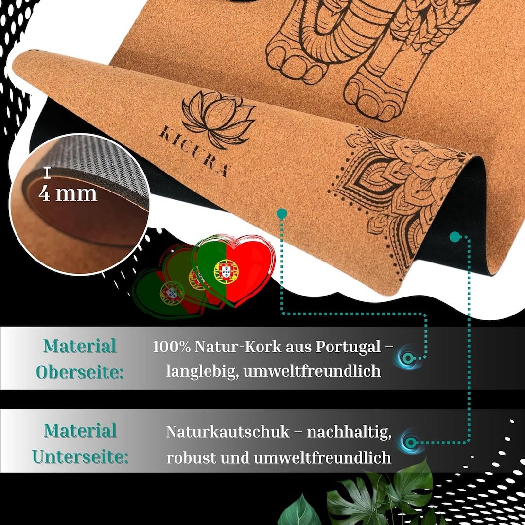 Gewerblicher Sonderabverkauf: Yoga-Produkte aus Kork zum EK