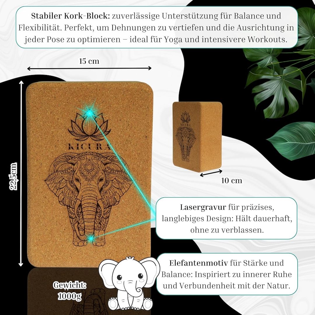 Gewerblicher Sonderabverkauf: Yoga-Produkte aus Kork zum EK