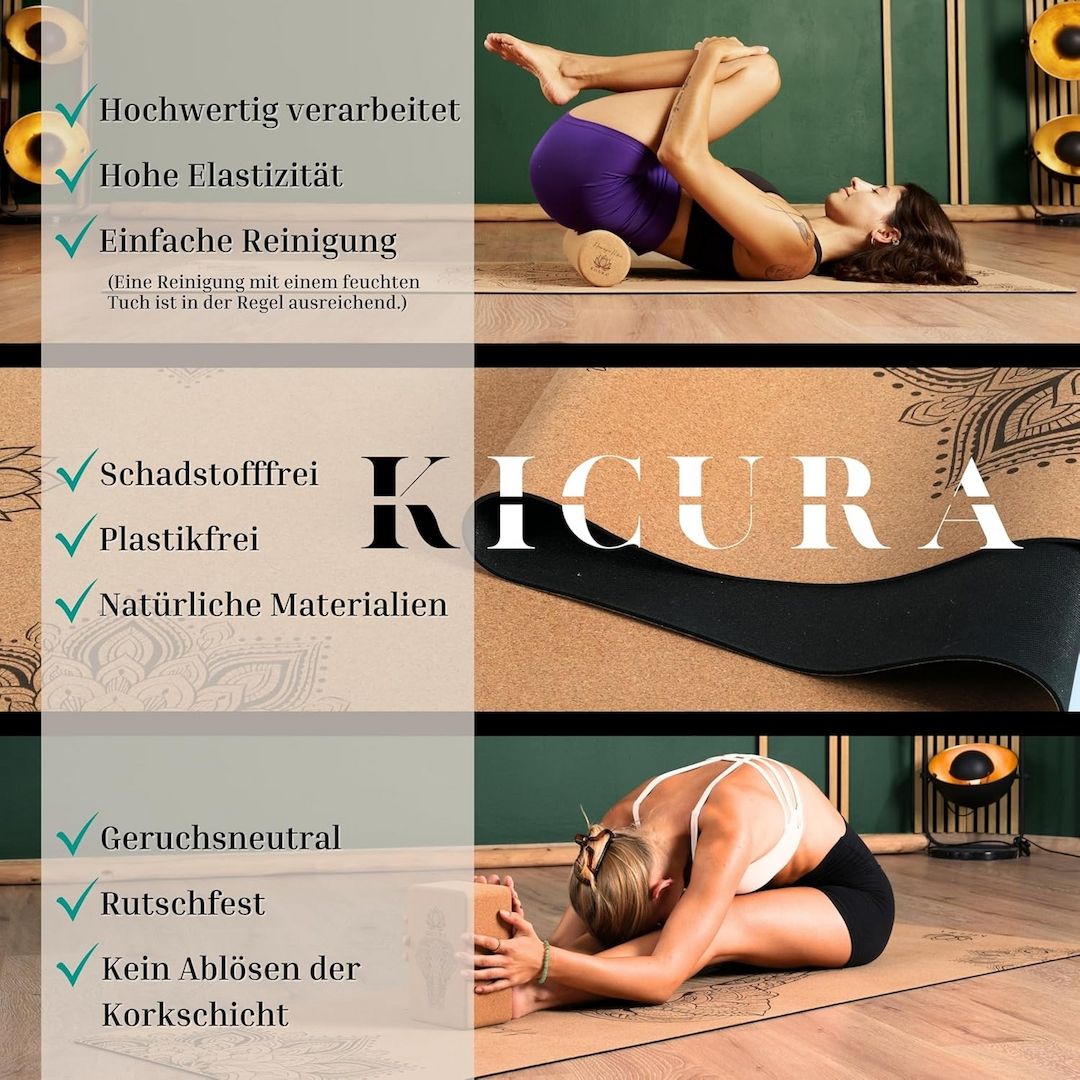 Gewerblicher Sonderabverkauf: Yoga-Produkte aus Kork zum EK