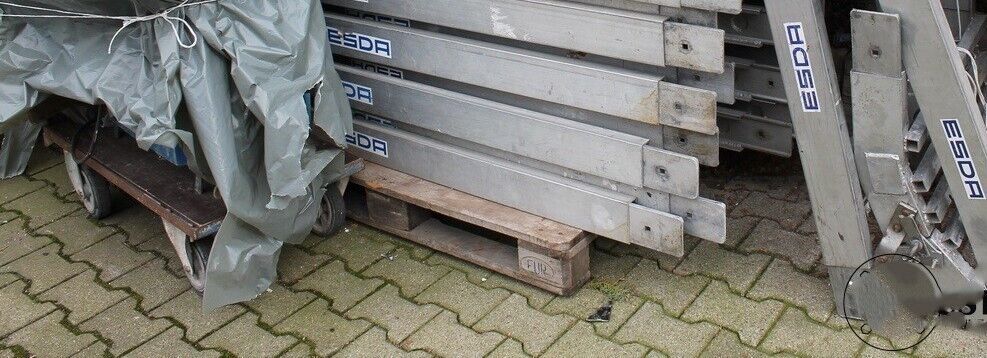 16 m Esda Dachdeckeraufzug Bauaufzug wie Geda Lift oder Böcker Aufzug