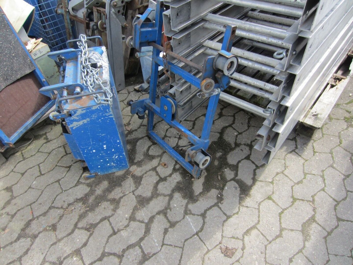 16 m Esda Dachdeckeraufzug Bauaufzug wie Geda Lift oder Böcker Aufzug