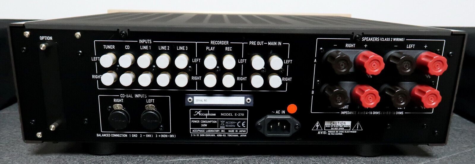 ACCUPHASE E-270 Vollverstärker - PIA - High End - in OVP