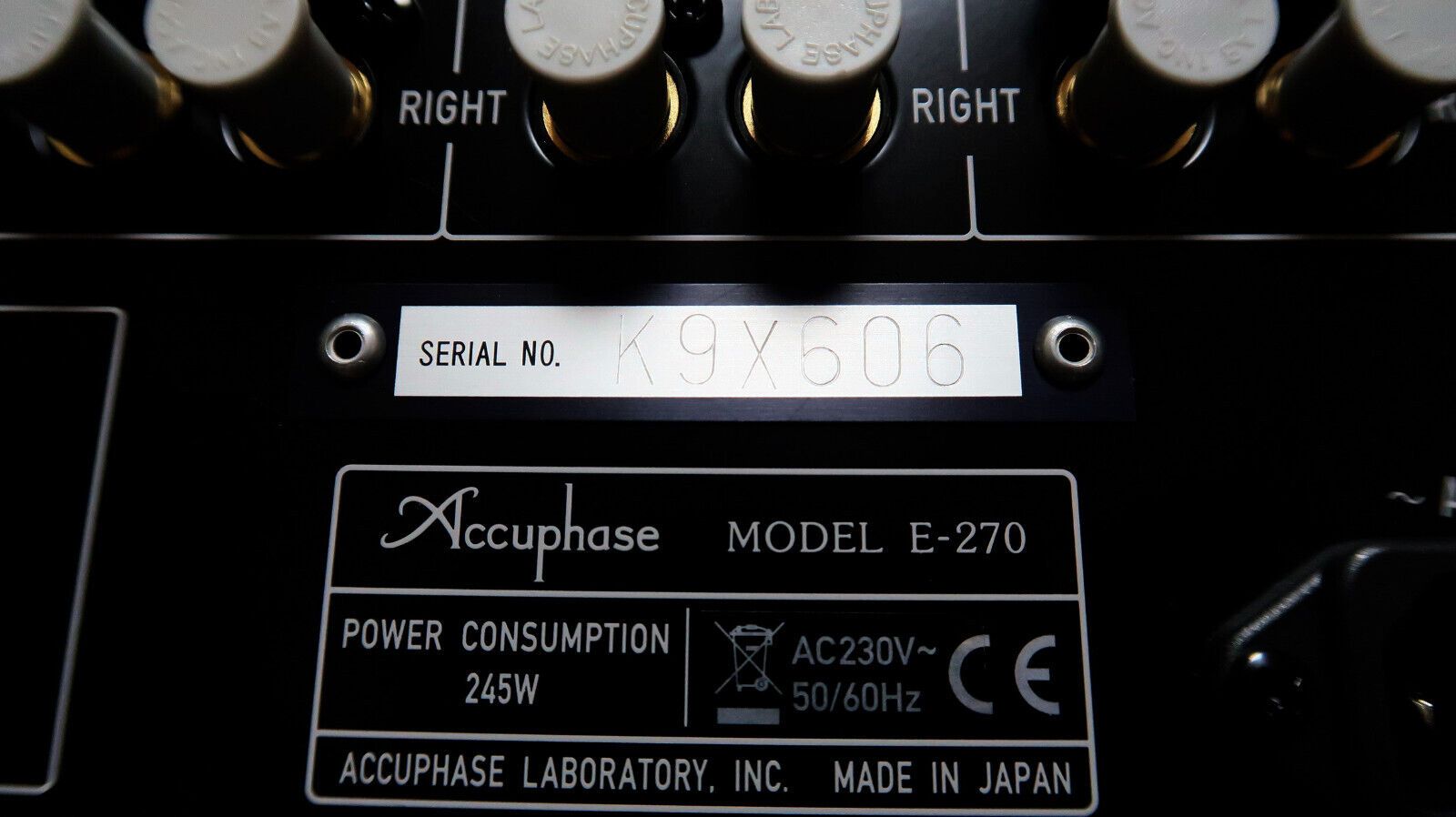 ACCUPHASE E-270 Vollverstärker - PIA - High End - in OVP