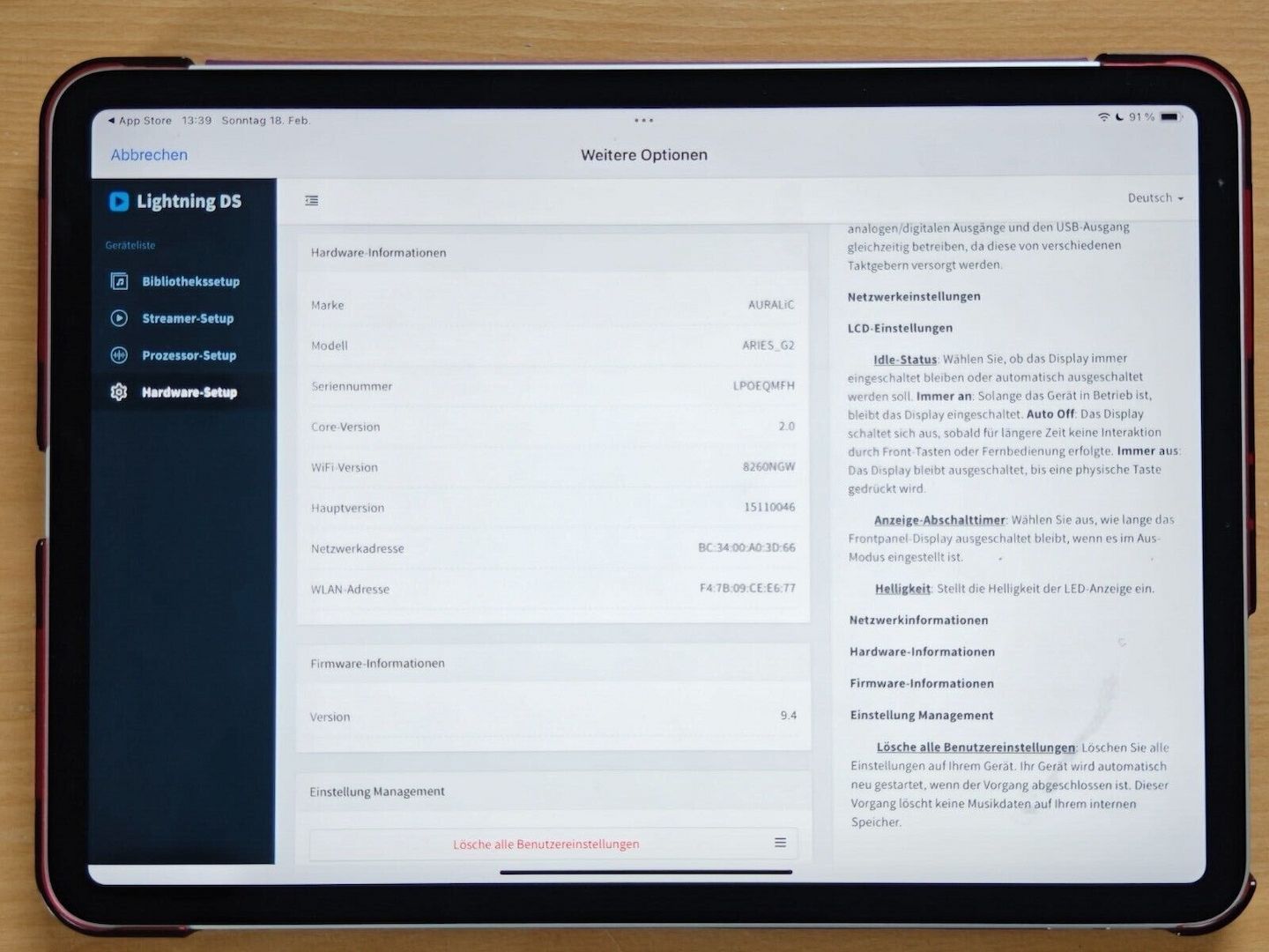 Auralic Aries G2 High-End Streaming-Bridge, inkl. Original-Zubehör, Topzustand!