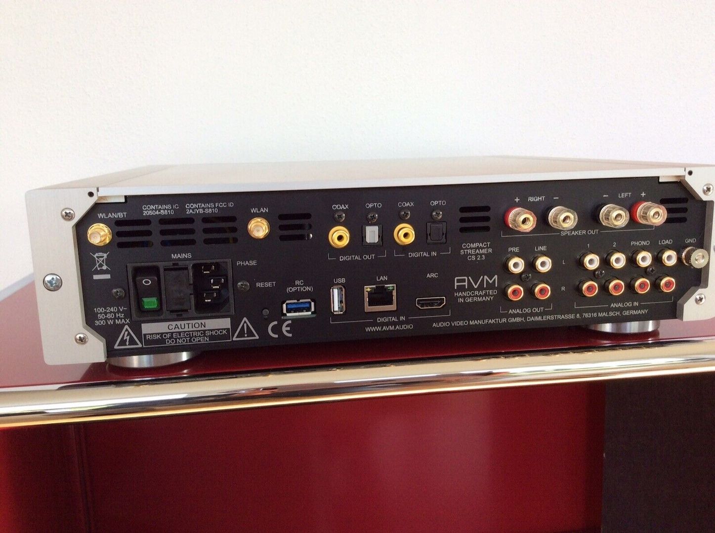 AVM CS 2.3 Silber all in one, Streamer, Amp., Netzwerk, Laufwerk