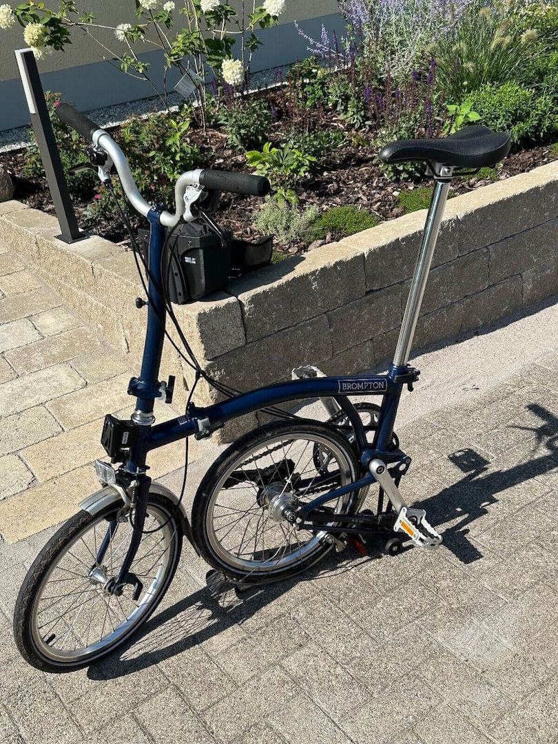 Brompton H6L blue mit Koffer
