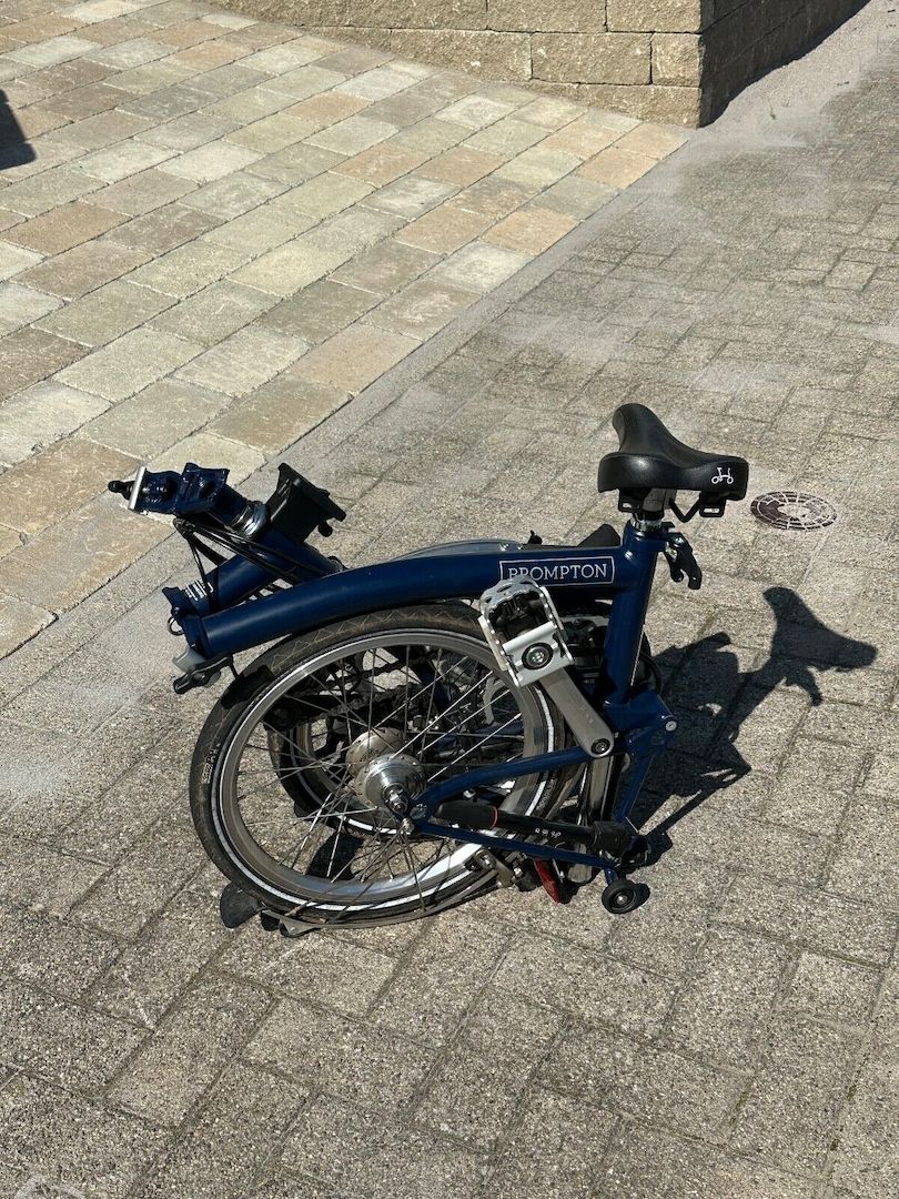 Brompton H6L blue mit Koffer