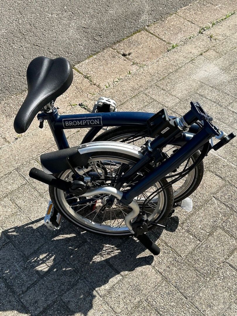 Brompton H6L blue mit Koffer