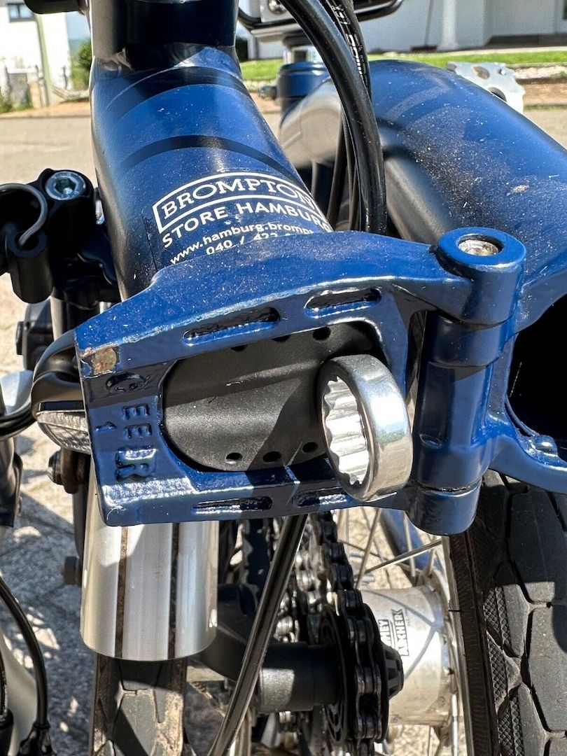 Brompton H6L blue mit Koffer