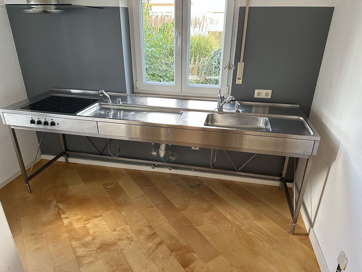 Bulthaup Werkbank System 20 Edelstahl Küchenwerkbank Küche Industrial Design