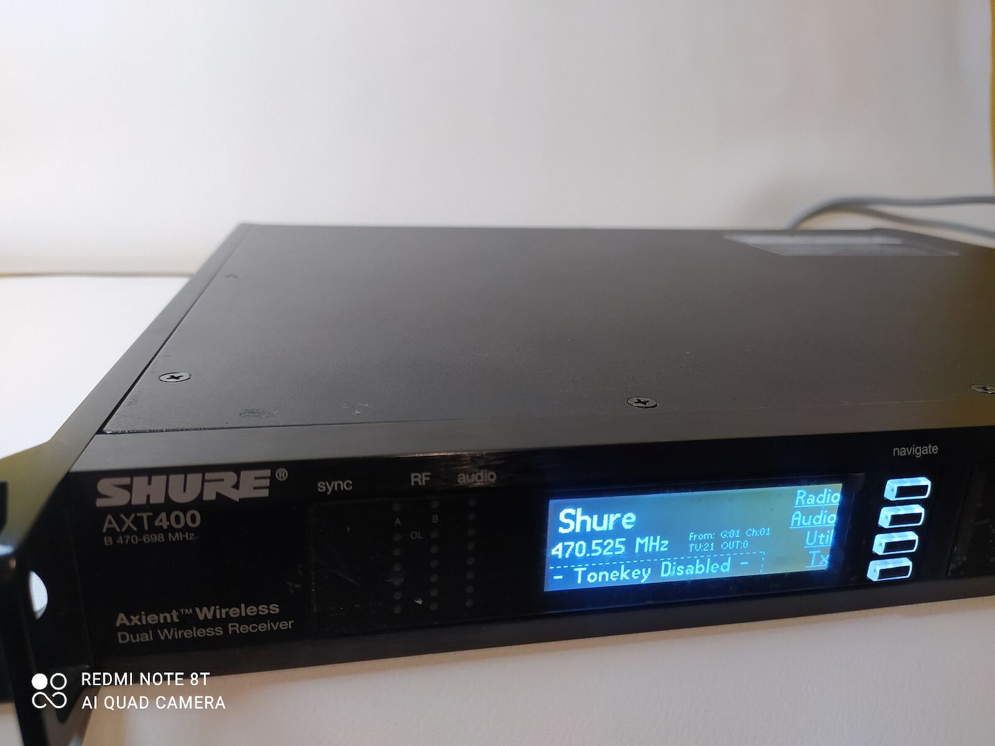 Shure Axient AXT400 Dual Receiver