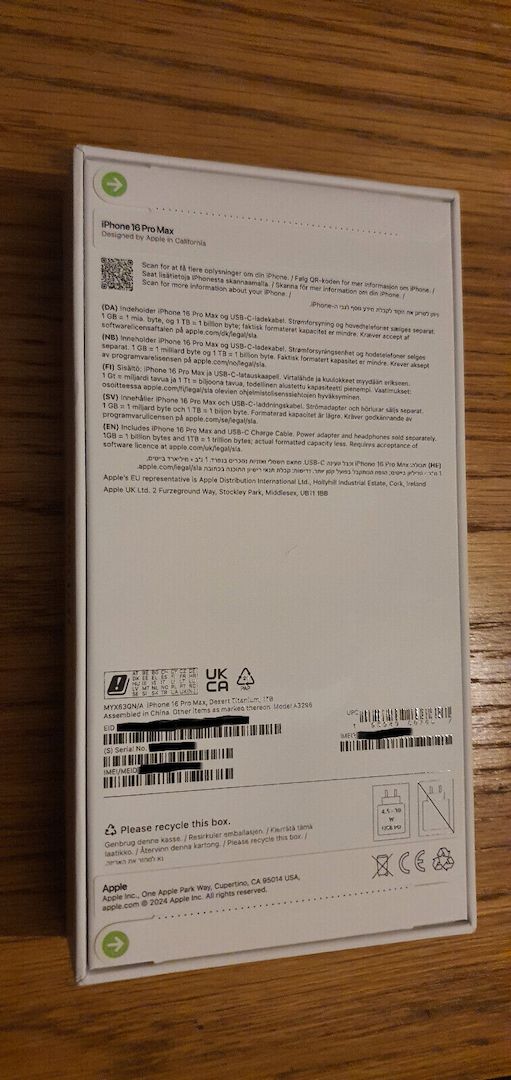 Apple iPhone 16 Pro Max 1TB