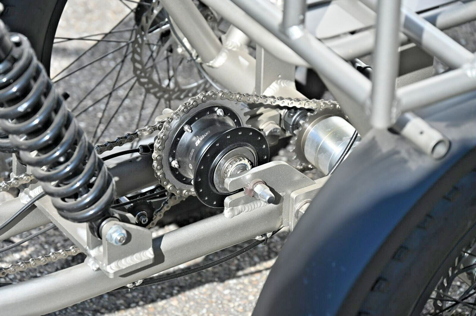 E-bike Lastenfahrrad Transportfahrrad Fahrrad 3 Räder Dreirad Baroq Trike