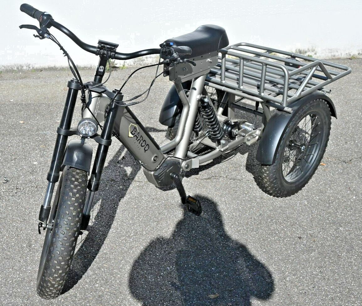 E-bike Lastenfahrrad Transportfahrrad Fahrrad 3 Räder Dreirad Baroq Trike