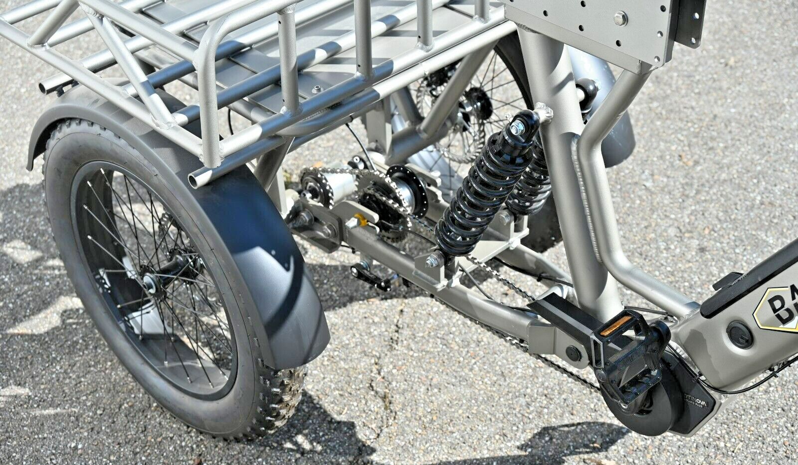 E-bike Lastenfahrrad Transportfahrrad Fahrrad 3 Räder Dreirad Baroq Trike