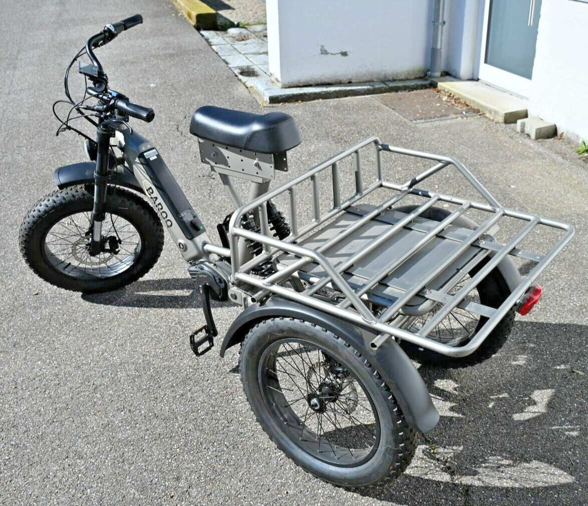 E-bike Lastenfahrrad Transportfahrrad Fahrrad 3 Räder Dreirad Baroq Trike