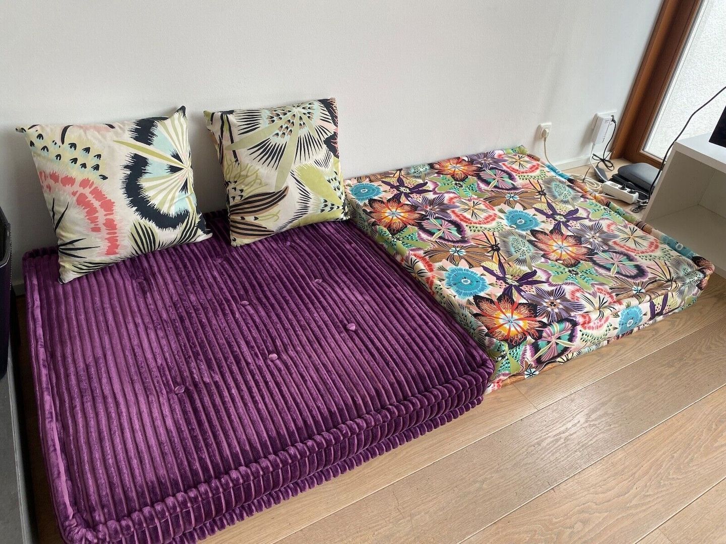Ein sehr schönes Mah Jong Sofa - von Roche Bobois -im Missoni-Stoff!