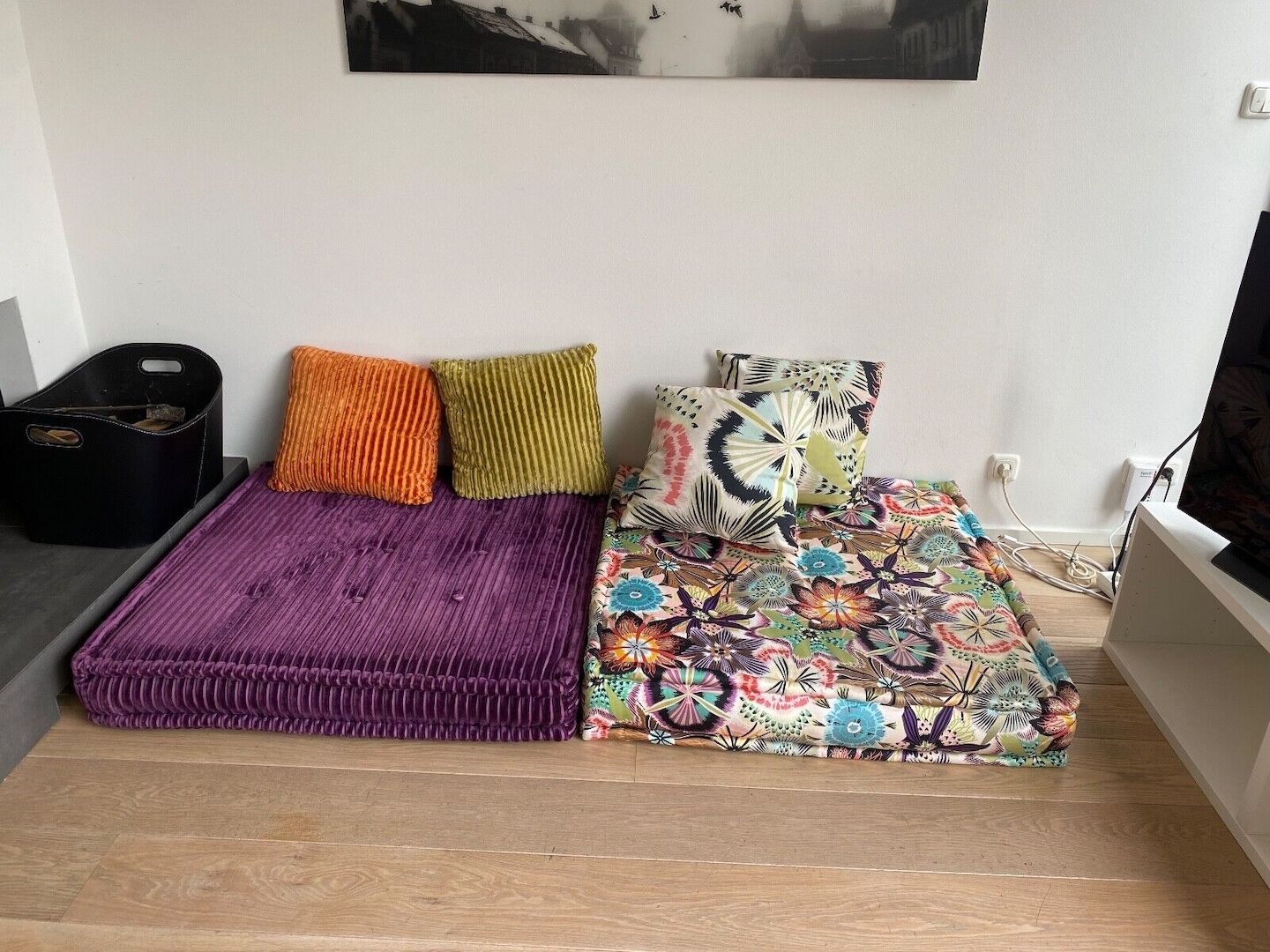 Ein sehr schönes Mah Jong Sofa - von Roche Bobois -im Missoni-Stoff!