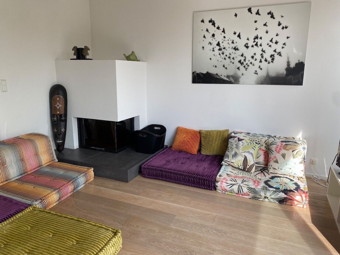 Ein sehr schönes Mah Jong Sofa - von Roche Bobois -im Missoni-Stoff!