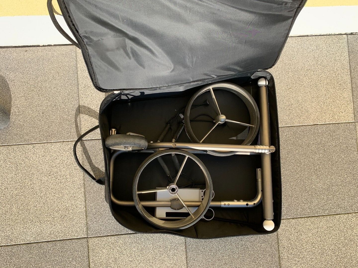 Golf Caddy Elektro - JuCad drive SL Classic aus Titan - gebraucht - top Zustand