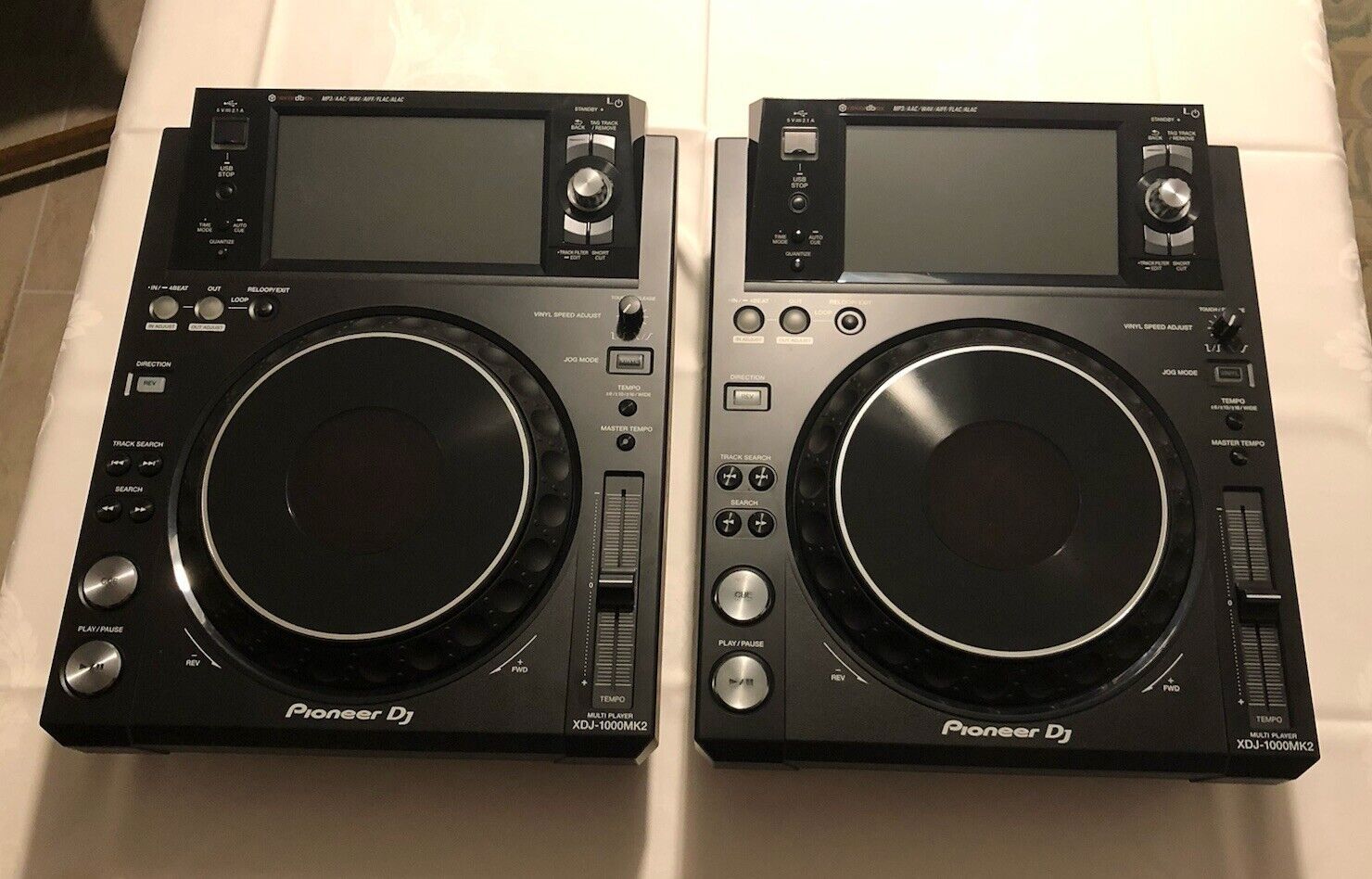 PIONEER DJ - XDJ 1000 MK2  Paar  + 2x Flightcase  WIE NEU