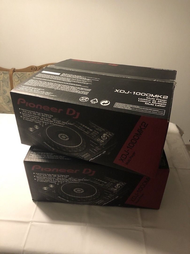 PIONEER DJ - XDJ 1000 MK2  Paar  + 2x Flightcase  WIE NEU