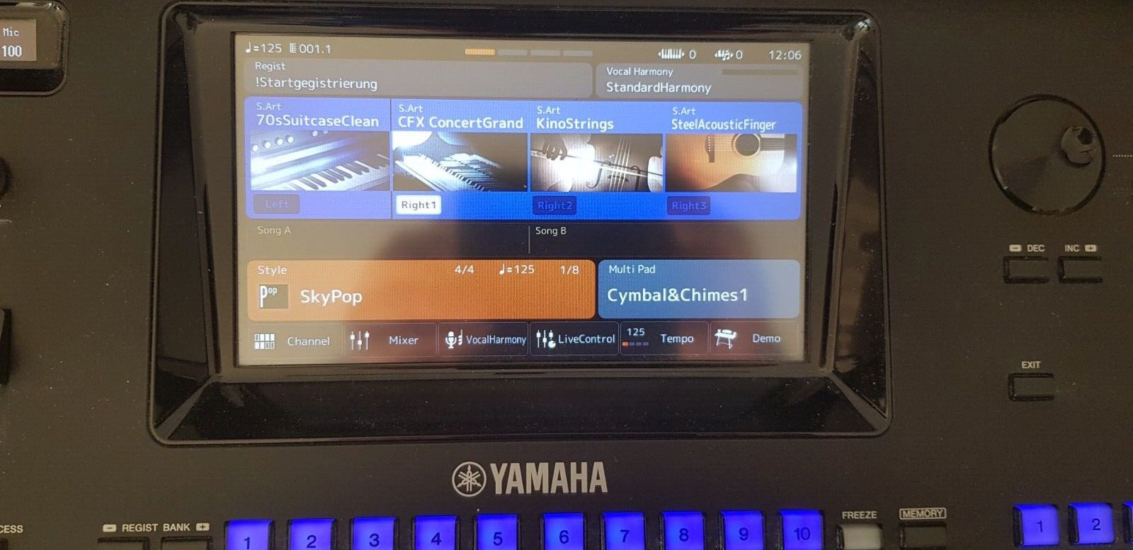 Yamaha Genos mit Garantie und Rechnung, OVP, makelloses Wohnzimmergerät