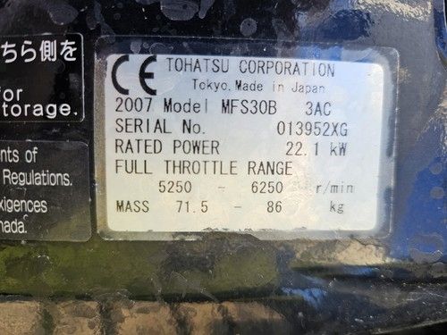 30PS Tohatsu 4takt Direkteinspritzer Powertrimm Aussenborder Kurzschaft EW 2015