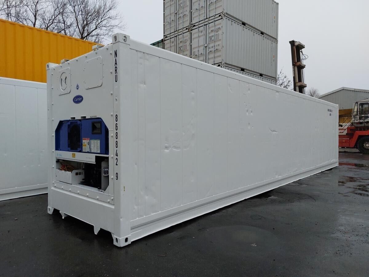 40 Fuß Kühlcontainer mobile Kühlzelle Tiefkühlcontainer Carrier Reefer Container