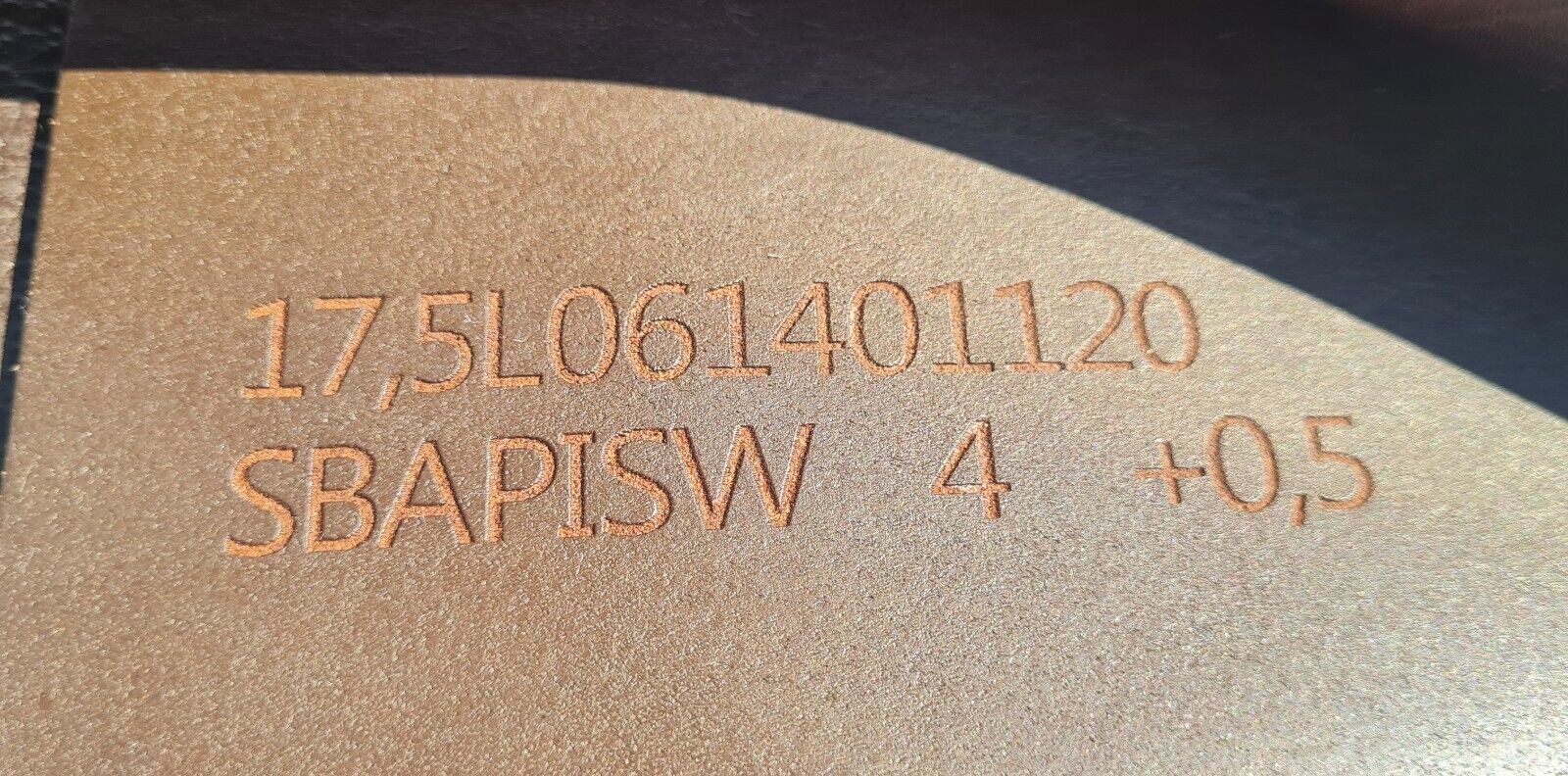 Amerigo Basso Springsattel 17,5'', dunkelbraun, BJ 11.2020