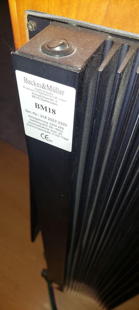 Backes & Müller BM18 Prozessor in Kirschholz - Baujahr 2003 (1 Paar)