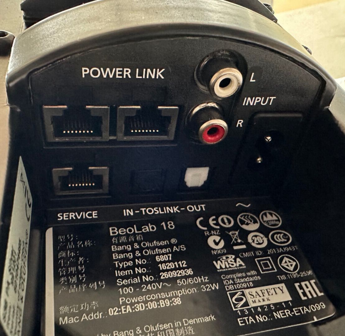 Bang&Olufsen Beolab 18 Highend Aktiv-Lautsprecher  Boxen  Type 6807  B&O