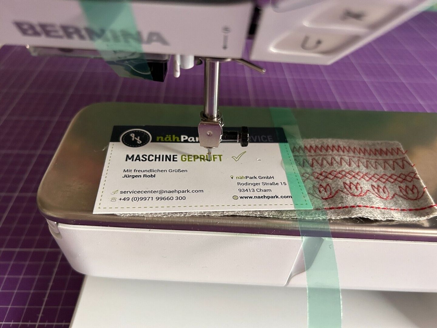 BERNINA 590 Näh- und Stickmaschine inkl. BSR