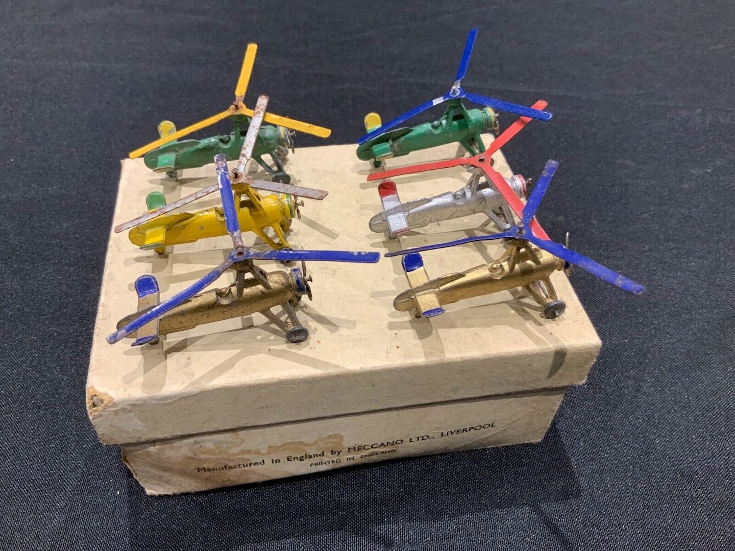 Dinky Toys Prewar 60f Cierva Autogiro Trade Box