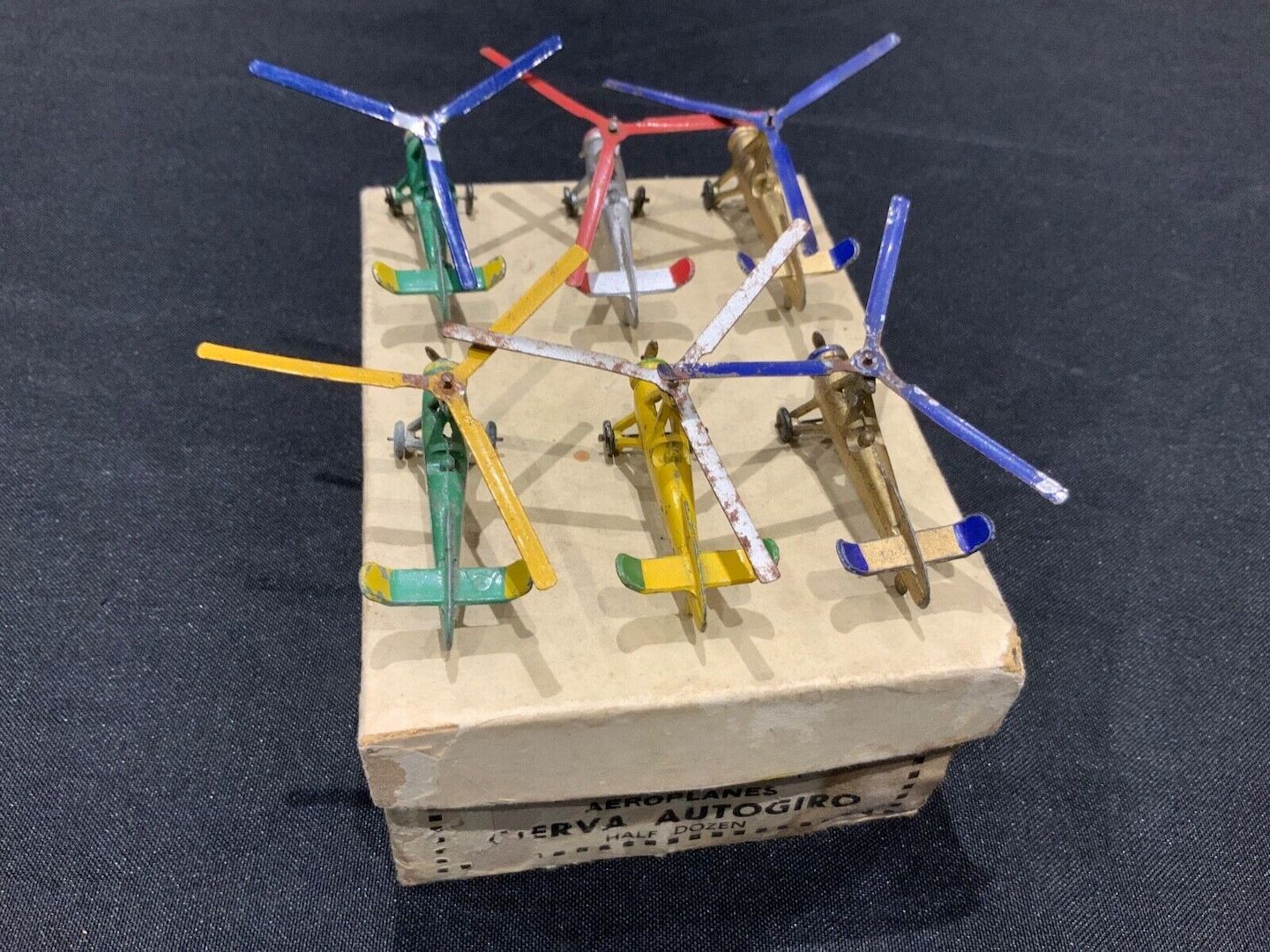 Dinky Toys Prewar 60f Cierva Autogiro Trade Box