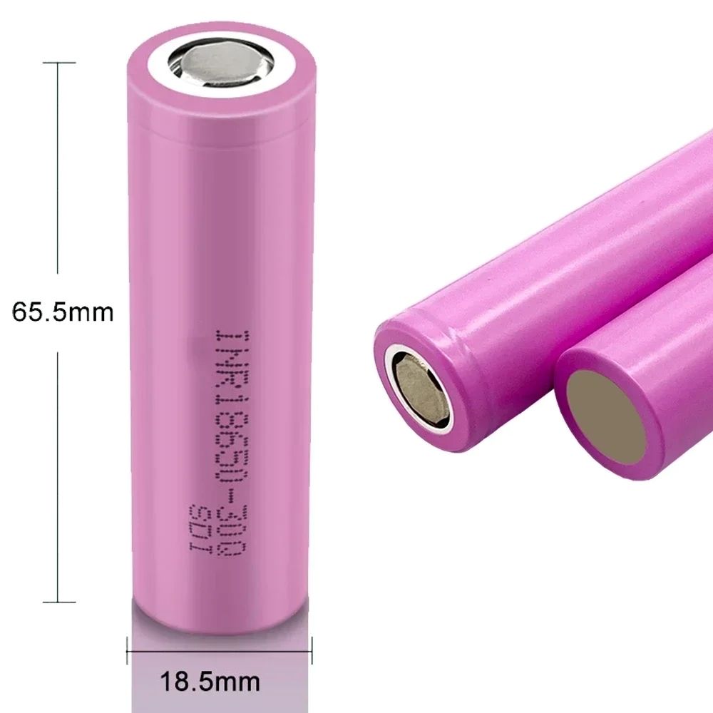 2× Samsung 18650 Li-Ion Akku – 3500 mAh / 3,7 V (wiederaufladbar)