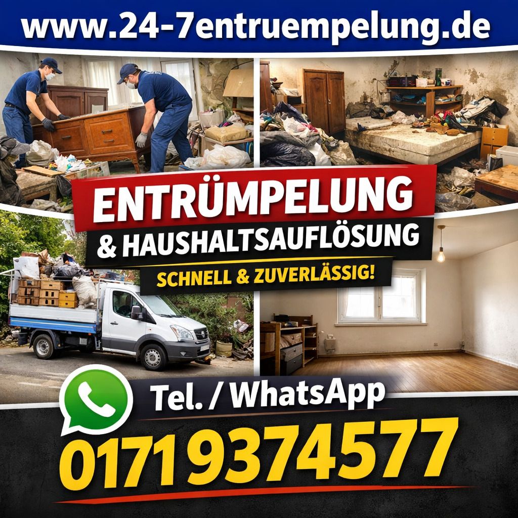 Entrümpelung zum Festpreis von 80 €