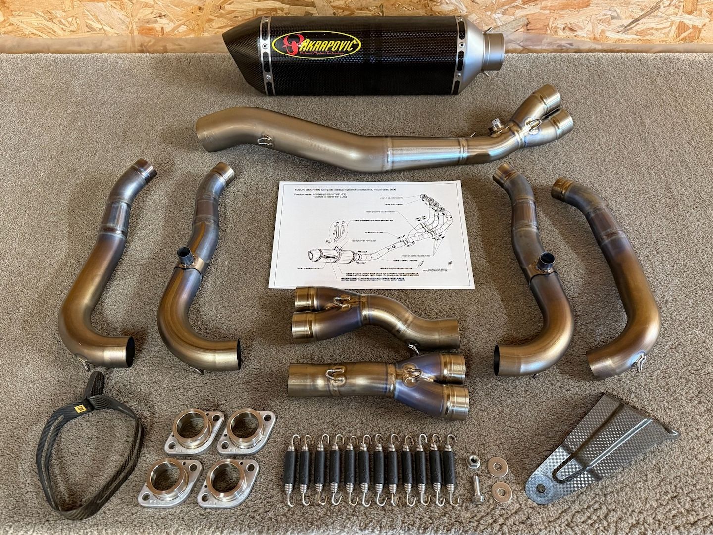 Auspuff Anlage GSXR600 - Akrapovic Evolution