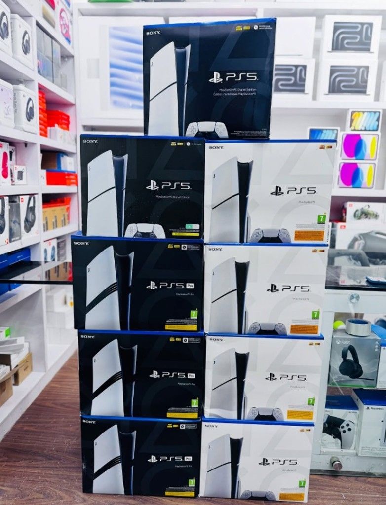 Sony PlayStation PS5 Pro, Sony PlayStation PS5 Slim, Nintendo Switch , Microsoft Xbox Series X 2TB