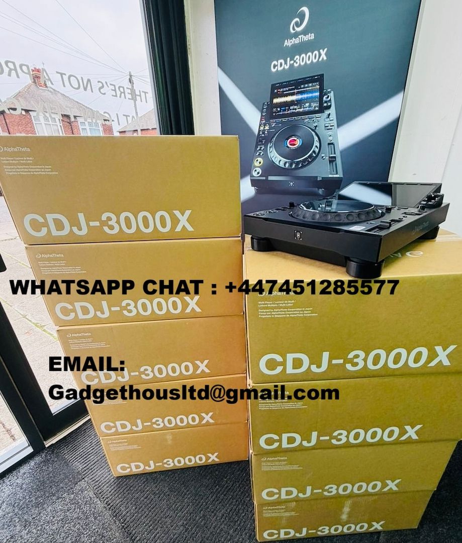 AlphaTheta CDJ-3000X, AlphaTheta Euphonia, Pioneer CDJ-3000, Pioneer DJ DJM-A9, Pioneer DJ DJM-V10