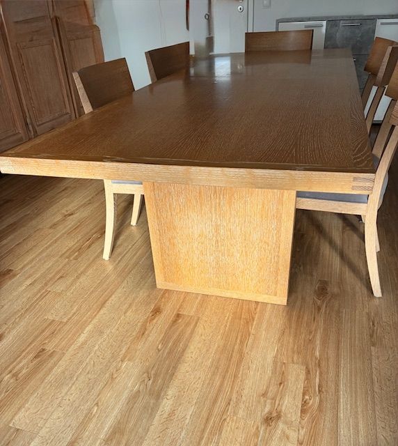 Großer Esstisch Maxalto mit 6 Stühlen