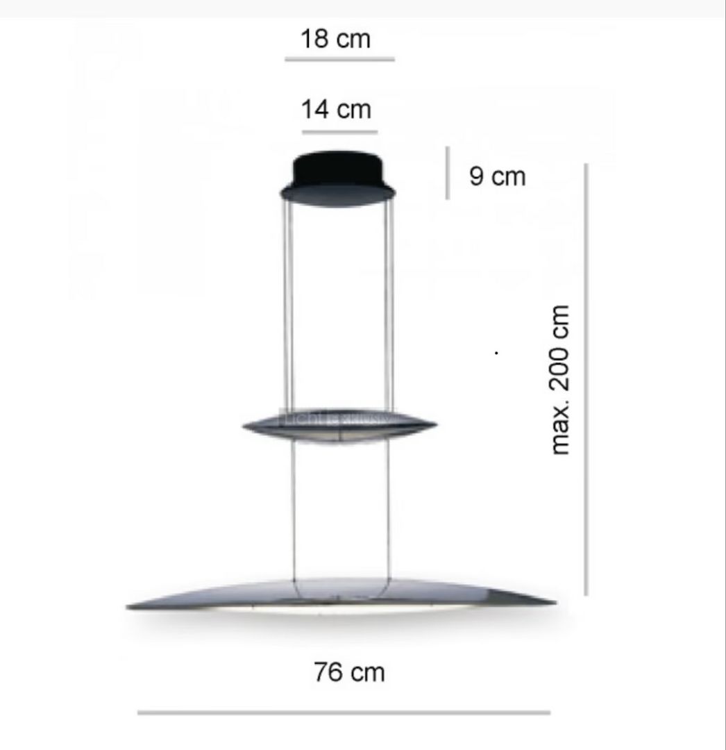 Hängeleuchte Tai Lang 80 des Designers Tobias Grau