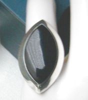 Ring, 925 Silber mit einen Onyxstein