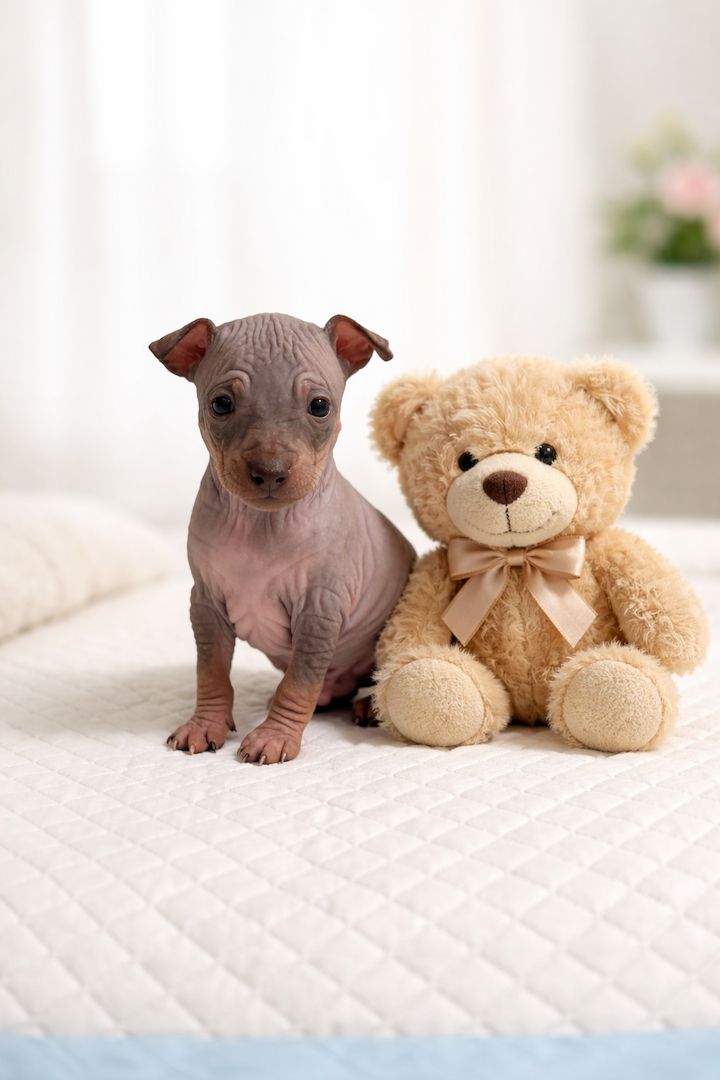American Hairless Terrier Welpen